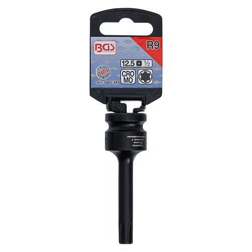 Gépi bit-dugókulcs, Ribe, 1/2", hosszított, M9