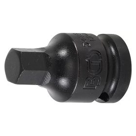 Gépi bit-dugókulcs, imbusz, 1/2", rövid, 12 mm