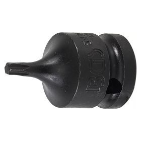 Gépi bit-dugókulcs, Torx, 1/2", rövid, T25
