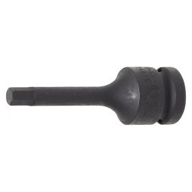 Gépi bit-dugókulcs, imbusz, 1/2", hosszított, 7 mm