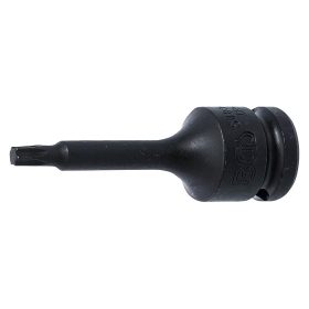 Gépi bit-dugókulcs, Torx, 1/2", hosszított, T30