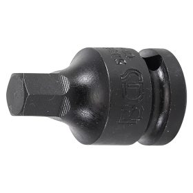 Gépi bit-dugókulcs, imbusz, 1/2", rövid, 11 mm