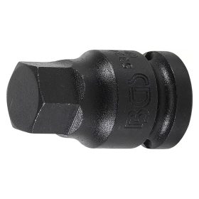 Gépi bit-dugókulcs, imbusz, 1/2", rövid, 17 mm