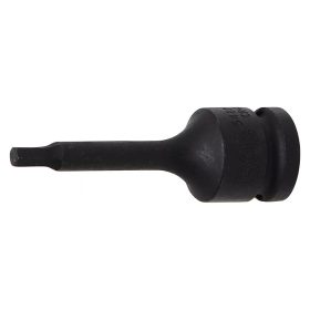 Gépi bit-dugókulcs, imbusz, 1/2", hosszított, 5 mm