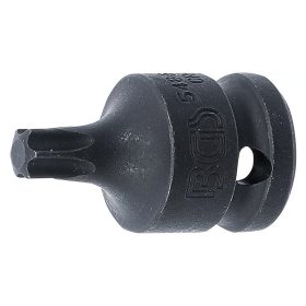 Gépi bit-dugókulcs, Torx, 1/2", rövid, T50