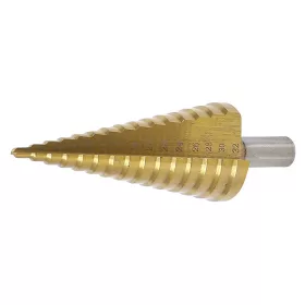 Lépcsős lemezfúró, HSS 4241, TiN, Ø 4 - 32 mm