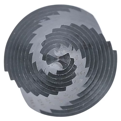 Lépcsős lemezfúró, HSS 6542, nitridált, Ø 6 - 30 mm