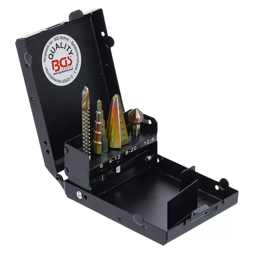 Multifunkciós fúrókészlet, HSS-G, 4 darabos