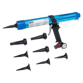   Levegős kinyomópisztoly készlet tömlőtasakokhoz, 8 különböző fúvókával
