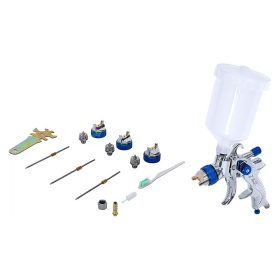   Levegős festékszóró pisztoly, 3 szórófejjel, 1,4 - 1,7 - 2,0 mm