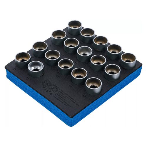 Kerékőr leszedő készlet Land Rover, 17 darabos, tálcán