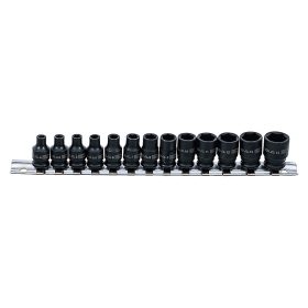   Levegős dugókulcskészlet hatszögletű, 1/4", 4 - 14 mm, 13 darabos