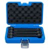 Levegős bit-dugókulcskészlet, 150 mm hosszú, 1/2", belső hatszögletű 5 - 14 mm, 7 darabos