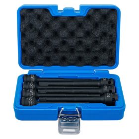   Levegős bit-dugókulcskészlet, 150 mm hosszú, 1/2", belső hatszögletű 5 - 14 mm, 7 darabos