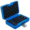 Levegős bit-dugókulcskészlet, 150 mm hosszú, 1/2", belső hatszögletű 5 - 14 mm, 7 darabos
