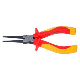 VDE kerekcsőrű fogó, 160 mm