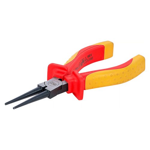 VDE kerekcsőrű fogó, 160 mm