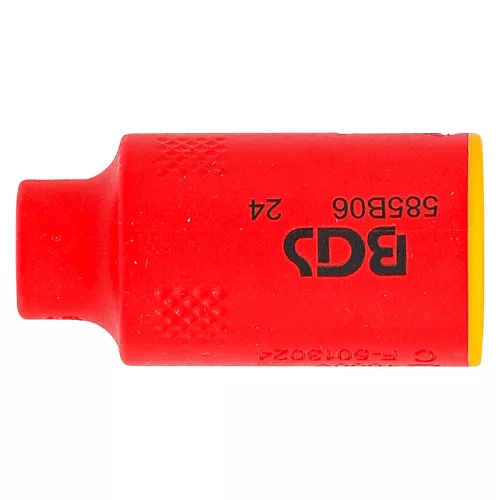 VDE dugókulcs hatszögletű, 3/8", 6 mm