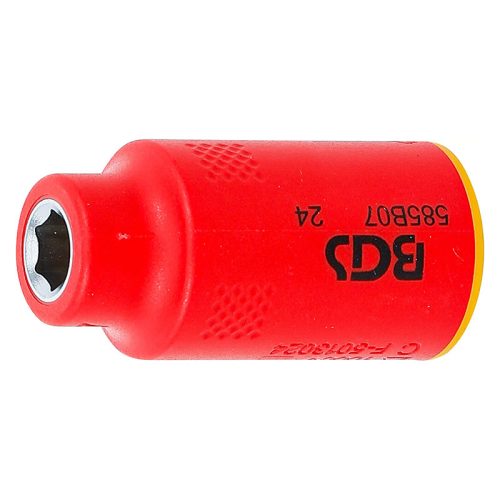 VDE dugókulcs hatszögletű, 3/8", 7 mm