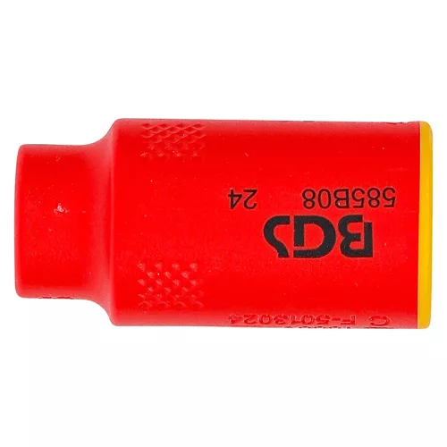 VDE dugókulcs hatszögletű, 3/8", 8 mm