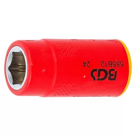 VDE dugókulcs hatszögletű, 3/8", 12 mm