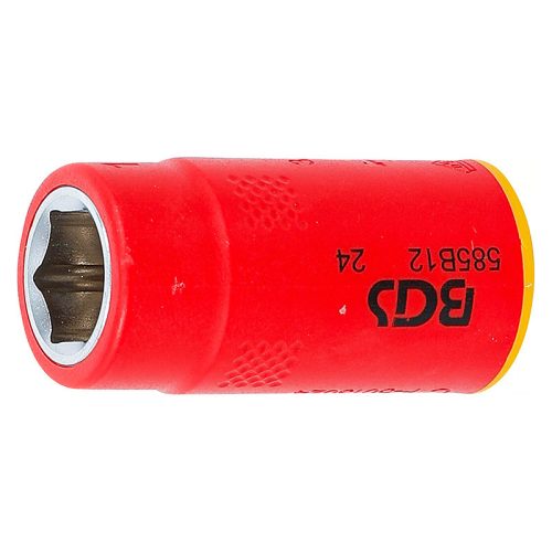 VDE dugókulcs hatszögletű, 3/8", 12 mm