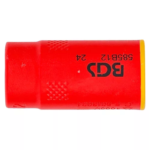 VDE dugókulcs hatszögletű, 3/8", 12 mm