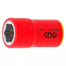 VDE dugókulcs hatszögletű, 3/8", 14 mm