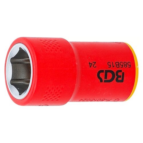 VDE dugókulcs hatszögletű, 3/8", 15 mm
