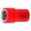 VDE dugókulcs hatszögletű, 3/8", 16 mm