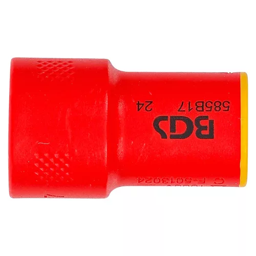 VDE dugókulcs hatszögletű, 3/8", 17 mm