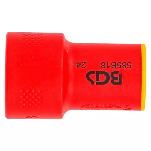 VDE dugókulcs hatszögletű, 3/8", 18 mm