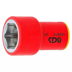 VDE dugókulcs hatszögletű, 3/8", 19 mm