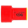 VDE dugókulcs hatszögletű, 3/8", 19 mm