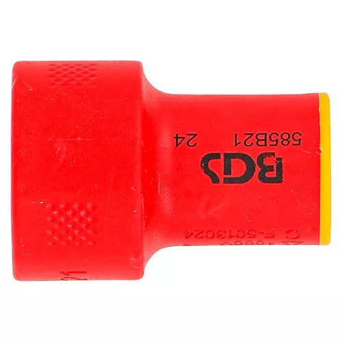 VDE dugókulcs hatszögletű, 3/8", 21 mm