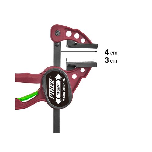 Egykezes pillanatszorító, 55x100 mm, PIHER