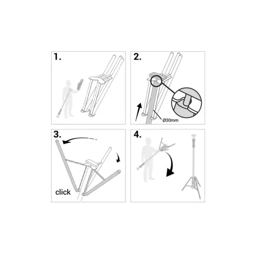 PIHER TRIPOD Háromlábú állvány