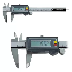   Digitális tolómérő, 0 - 150 mm, keményfém mérőfelület, IP67, 3V, DIN862