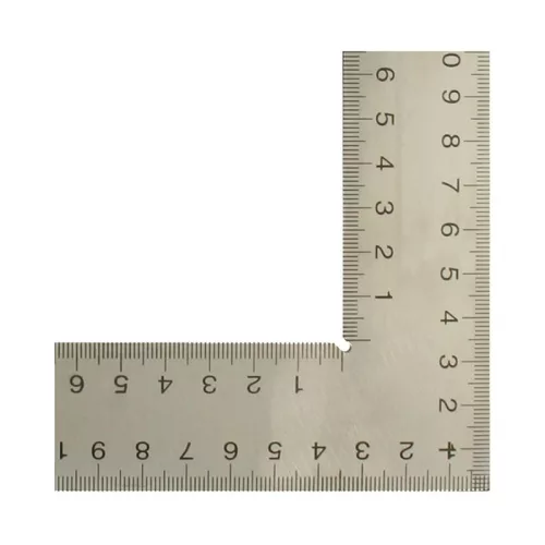 INOX ácsderékszög, 600 x 280 mm
