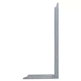 INOX ácsderékszög, 600 x 280 mm, jelölő furatokkal