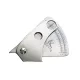 Hegesztési varratmérő A - B - C skálával, 0 - 20 mm, inox