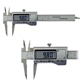   Digitális tolómérő hegyes mérőpofával, fémházas, 70 mm