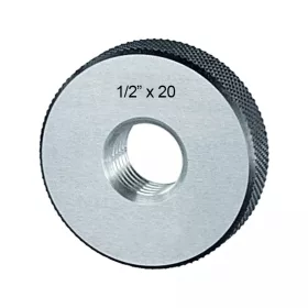   Menetes gyűrűs idomszer, No. 0 x 80, "Megy" oldal, UNF, 2A