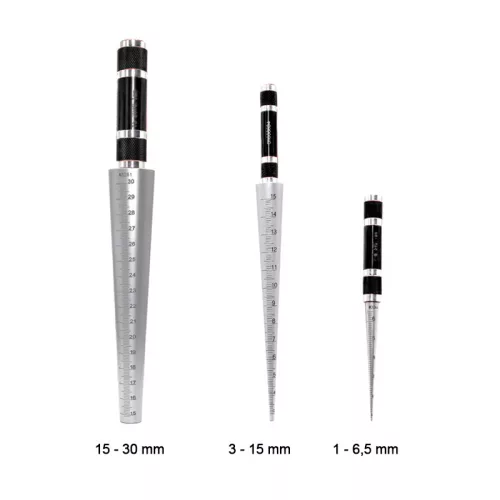 Furatmérő, kúpos, 1 - 6,5 mm