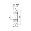 Homorú félkörmaró, R 1,25 x Ø 50 mm, HSS-E-Co5, DIN855A, ZPS