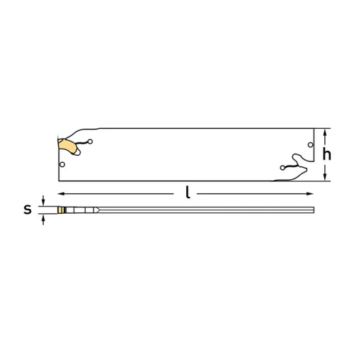Váltólapkás leszúró készlet SGTBK10 tartóblokk + SGIH19/2 penge