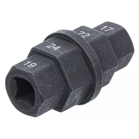   Motorkerékpár speciális betét, 3/8", 17 - 19 - 22 - 24 mm