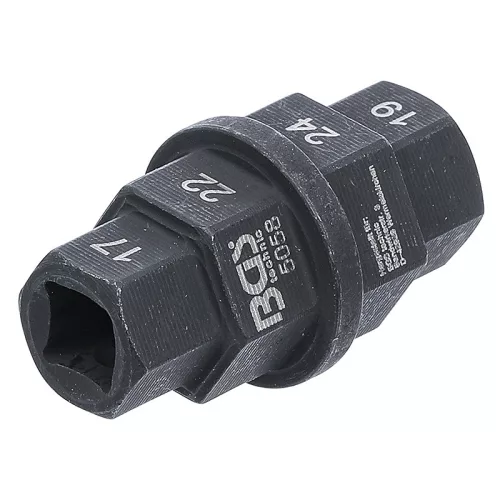 Motorkerékpár speciális betét, 3/8", 17 - 19 - 22 - 24 mm