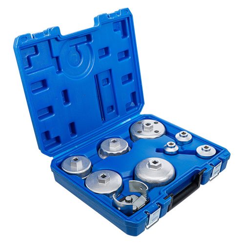 Olajszűrőkulcs-készlet, Ø 27 - 88,8 mm, 9 darabos