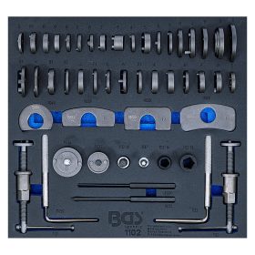   Fékmunkahenger-visszaállító készlet, 50 darabos, tálcán